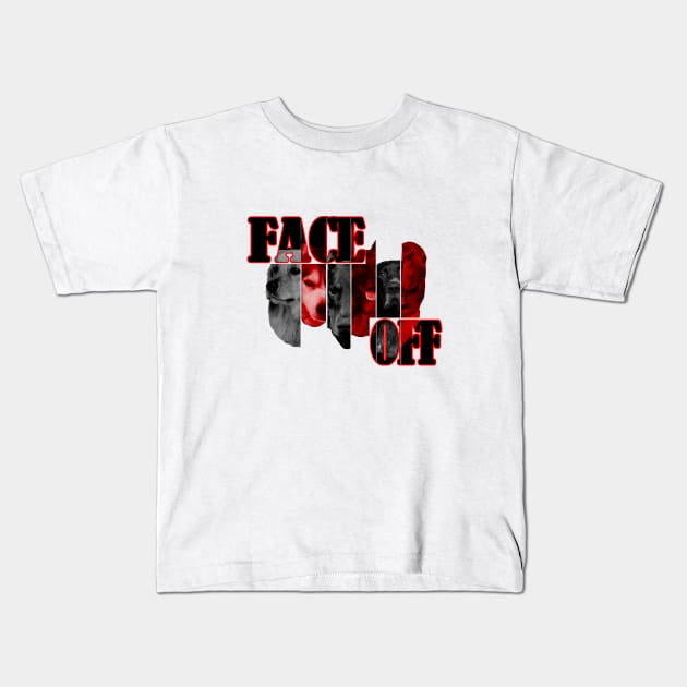 FACE OFF - Smart & Intelligent Dogs Kids T-Shirt by DesignersMerch